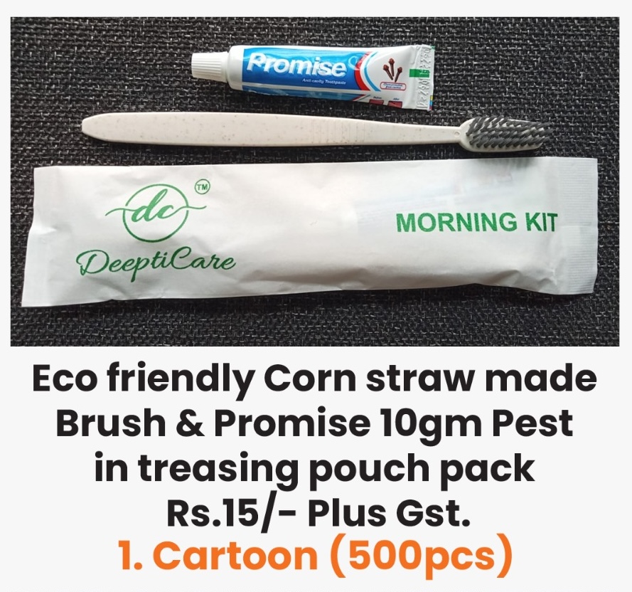 (Corn straw made Brush & Promise 10gm Pest) (500pcs)
