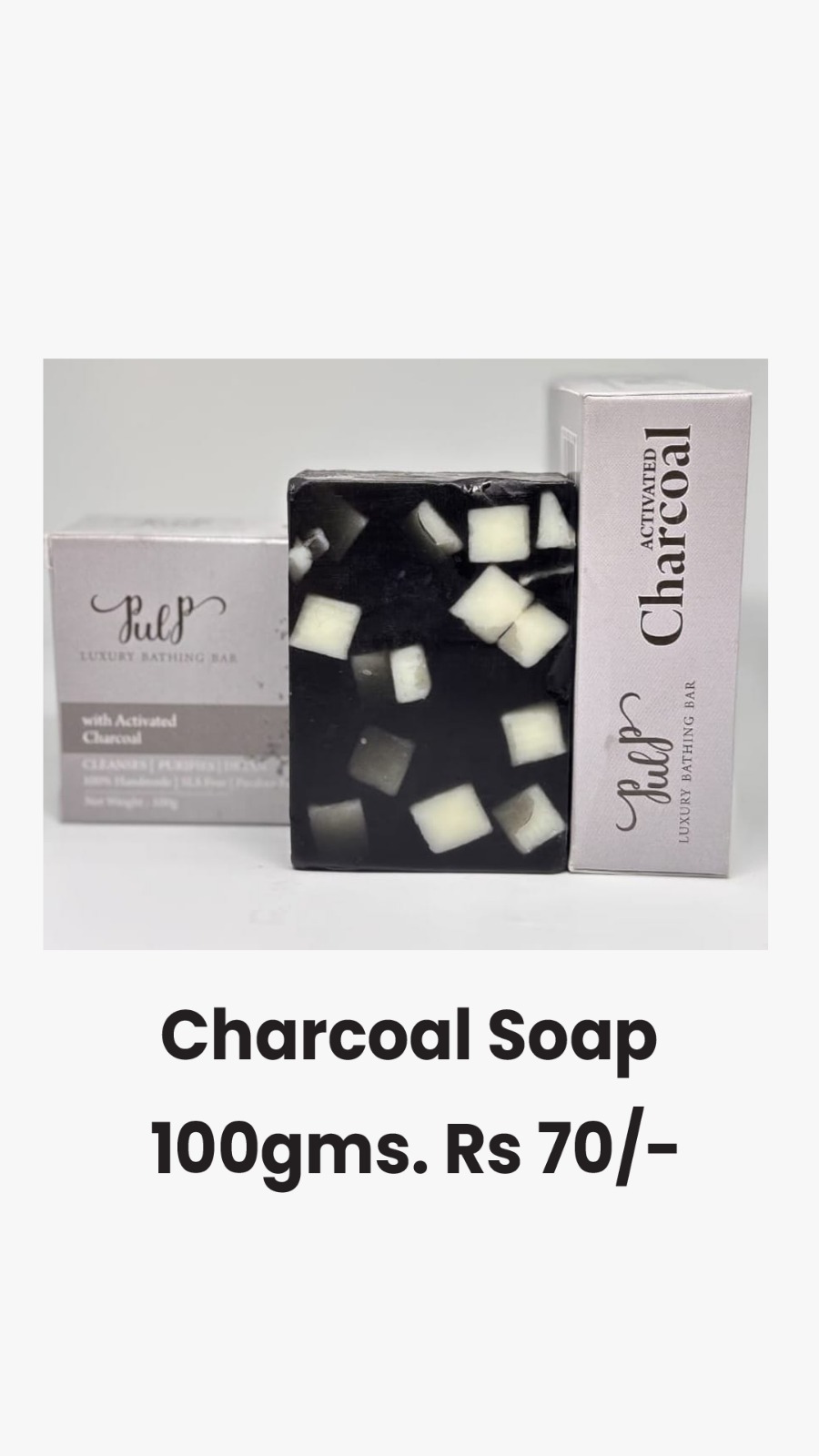 Charcoal Soap 100gms. MRP 99/-